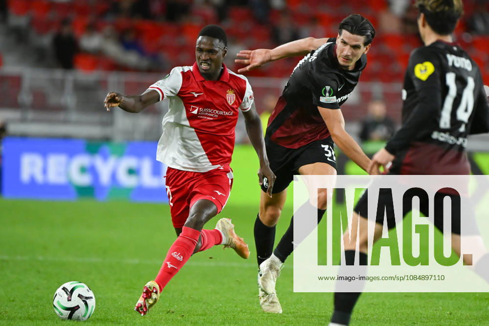 Sadibou Sané (ASM) - UEFA Conference League match between AS Monaco and SC Freiburg on October 22, 2026 at the Louis II Stadium in Monaco.
