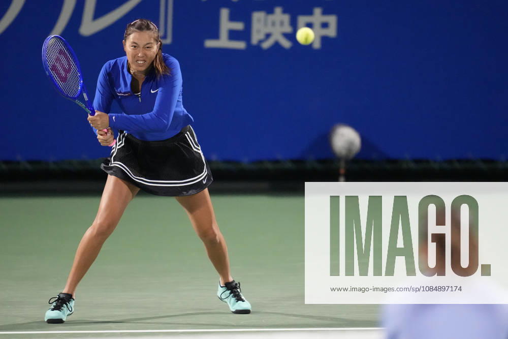 WTA, Tennis Damen Kinoshita Group Japan Open - Day 4 Hao-Ching Chan of Chinese Taipei plays with partner Miyu Kato of Japan during their semi-final doubles match against Jesika Maleckova and Miriam Skoch of the Czech Republic at the 2026 Kinoshita Group Japan Open Women s tennis tournament at Utsubo Tennis Center in Osaka, Japan, on October 22, 2026. Osaka Japan