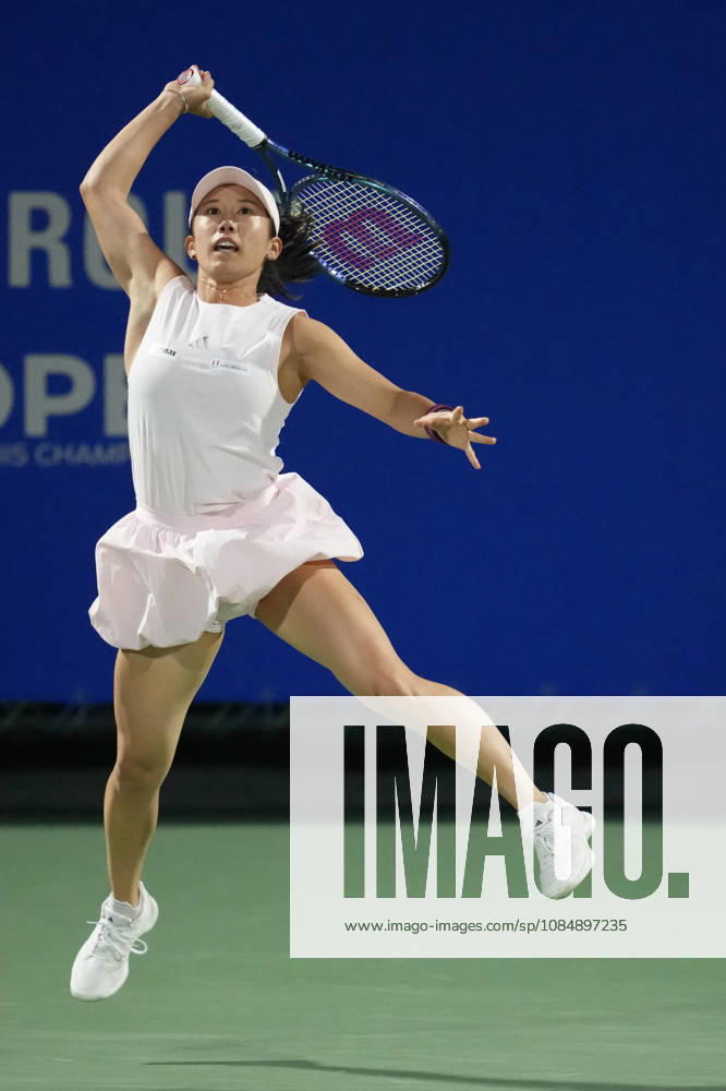WTA, Tennis Damen Kinoshita Group Japan Open - Day 4 Miyu Kato of Japan plays with partner Hao-Ching Chan of Chinese Taipei during their semi-final doubles match against Jesika Maleckova and Miriam Skoch of the Czech Republic at the 2026 Kinoshita Group Japan Open Women s tennis tournament at Utsubo Tennis Center in Osaka, Japan, on October 22, 2026. Osaka Japan