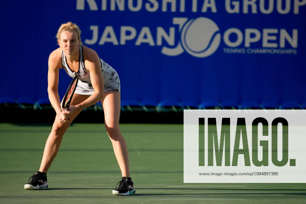WTA, Tennis Damen Kinoshita Group Japan Open - Day 4 Katerina Siniakova of the Czech Republic plays during her round of 16 singles match against Magda Linette of Poland at the 2026 Kinoshita Group Japan Open Women s tennis tournament at Utsubo Tennis Center in Osaka, Japan, on October 22, 2026. Osaka Japan