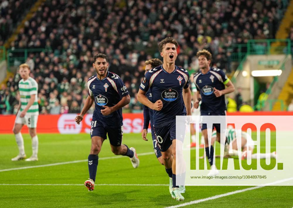 Javi Rodriguez of Celta Vigo celebrates scoring to tie the game 1-1 Celtic v Celta Vigo, UEFA Europa League, Football, Celtic Park, Glasgow, Scotland, UK - 22 Oct 2026Glasgow Celtic Park Scotland United Kingdom