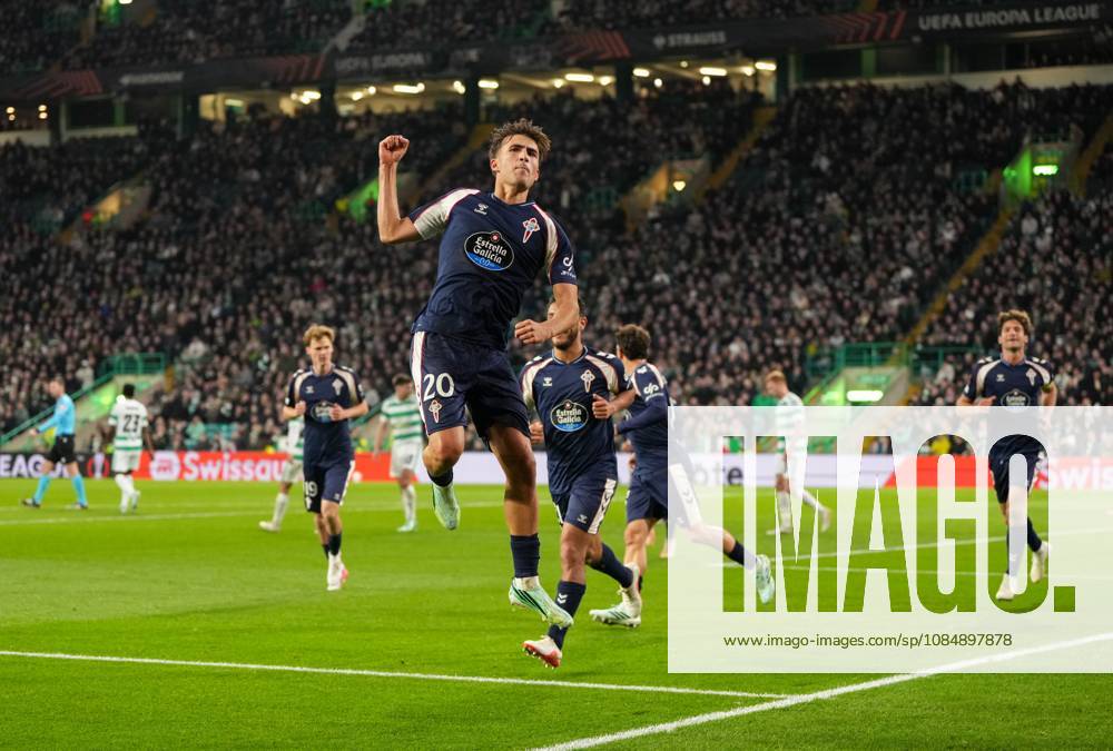 Javi Rodriguez of Celta Vigo celebrates scoring to tie the game 1-1 Celtic v Celta Vigo, UEFA Europa League, Football, Celtic Park, Glasgow, Scotland, UK - 22 Oct 2026Glasgow Celtic Park Scotland United Kingdom