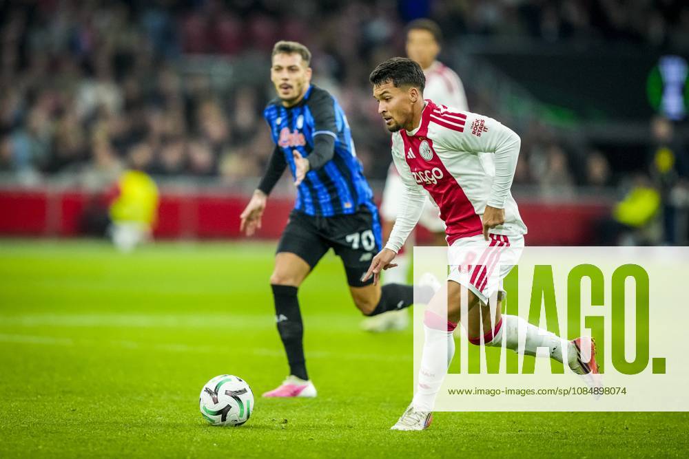 , JohanCruijff ArenA , season 2026 2027 , UEFA Conference League , League phase - Matchday 3 football , match between Ajax and Atalanta , Picture shows Ajax player Marcos Leonardo Ajax - Atalanta x208964772x