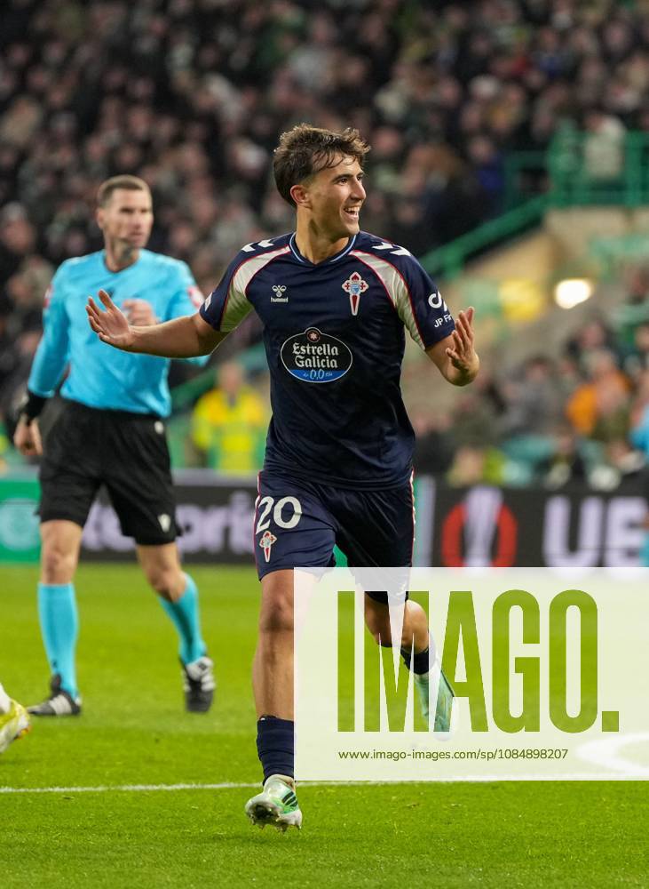 Javi Rodriguez of Celta Vigo celebrates after scoring to give Celta Vigo a 1-2 lead Celtic v Celta Vigo, UEFA Europa League, Football, Celtic Park, Glasgow, Scotland, UK - 22 Oct 2026Glasgow Celtic Park Scotland United Kingdom