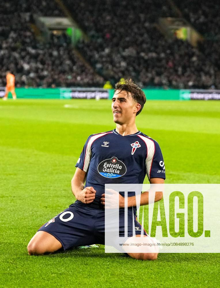 Javi Rodriguez of Celta Vigo celebrates scoring to give Celta Vigo a 1-2 lead Celtic v Celta Vigo, UEFA Europa League, Football, Celtic Park, Glasgow, Scotland, UK - 22 Oct 2026Glasgow Celtic Park Scotland United Kingdom