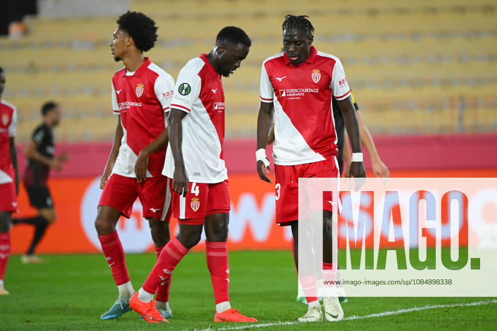 Christian Mawissa (ASM) - UEFA Conference League match between AS Monaco and SC Freiburg on October 22, 2026 at the Louis II Stadium in Monaco.