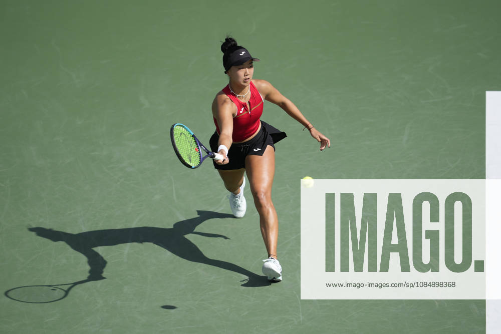 WTA, Tennis Damen Kinoshita Group Japan Open - Day 4 Ann Li of the United States plays during her round of 16 singles match against Zeynep Sonmez of Turkey at the 2026 Kinoshita Group Japan Open Women s tennis tournament at Utsubo Tennis Center in Osaka, Japan, on October 22, 2026. Osaka Japan