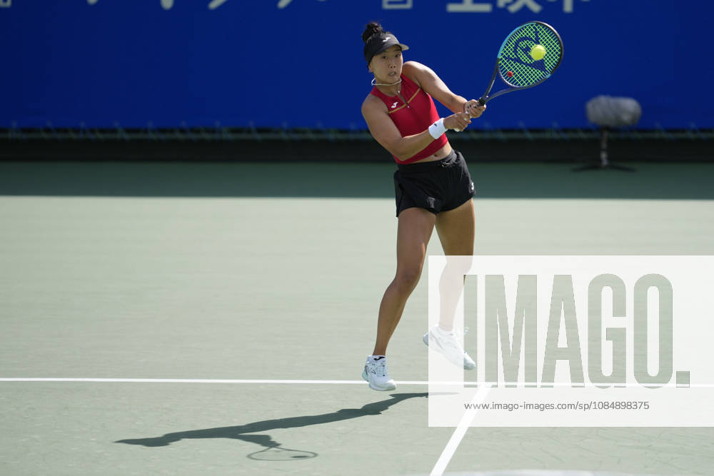 WTA, Tennis Damen Kinoshita Group Japan Open - Day 4 Ann Li of the United States plays during her round of 16 singles match against Zeynep Sonmez of Turkey at the 2026 Kinoshita Group Japan Open Women s tennis tournament at Utsubo Tennis Center in Osaka, Japan, on October 22, 2026. Osaka Japan