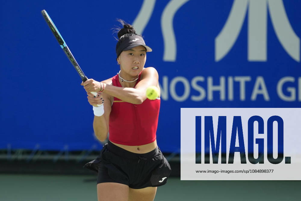 WTA, Tennis Damen Kinoshita Group Japan Open - Day 4 Ann Li of the United States plays during her round of 16 singles match against Zeynep Sonmez of Turkey at the 2026 Kinoshita Group Japan Open Women s tennis tournament at Utsubo Tennis Center in Osaka, Japan, on October 22, 2026. Osaka Japan