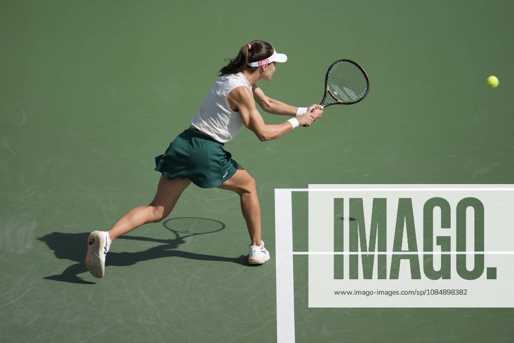 WTA, Tennis Damen Kinoshita Group Japan Open - Day 4 Zeynep Sonmez of Turkey plays during her round of 16 singles match against Ann Li of the United States at the 2026 Kinoshita Group Japan Open Women s tennis tournament at Utsubo Tennis Center in Osaka, Japan, on October 22, 2026. Osaka Japan
