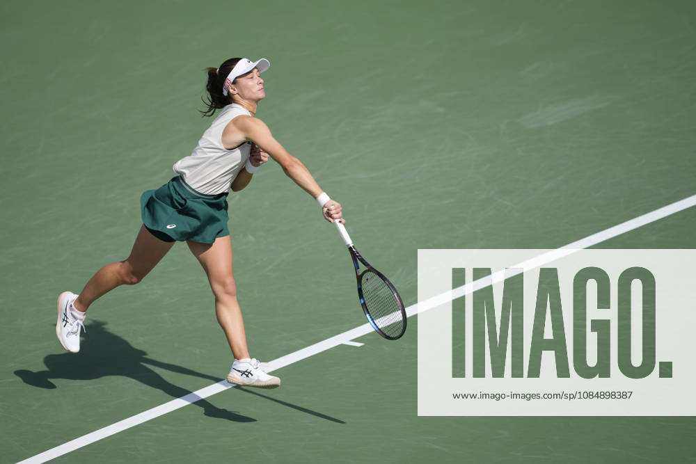 WTA, Tennis Damen Kinoshita Group Japan Open - Day 4 Zeynep Sonmez of Turkey plays during her round of 16 singles match against Ann Li of the United States at the 2026 Kinoshita Group Japan Open Women s tennis tournament at Utsubo Tennis Center in Osaka, Japan, on October 22, 2026. Osaka Japan