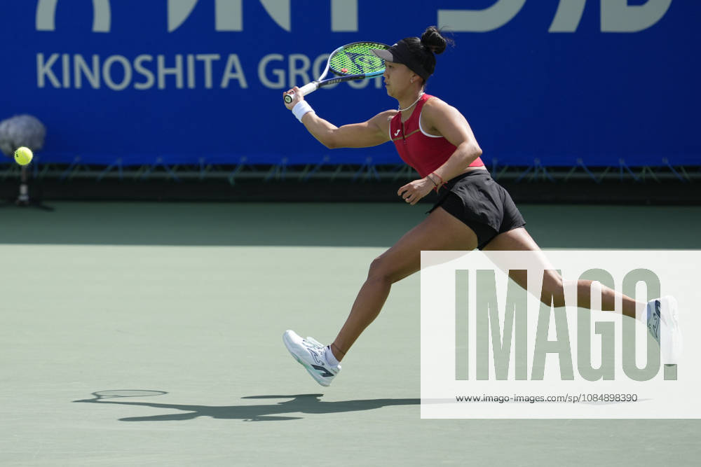 WTA, Tennis Damen Kinoshita Group Japan Open - Day 4 Ann Li of the United States plays during her round of 16 singles match against Zeynep Sonmez of Turkey at the 2026 Kinoshita Group Japan Open Women s tennis tournament at Utsubo Tennis Center in Osaka, Japan, on October 22, 2026. Osaka Japan