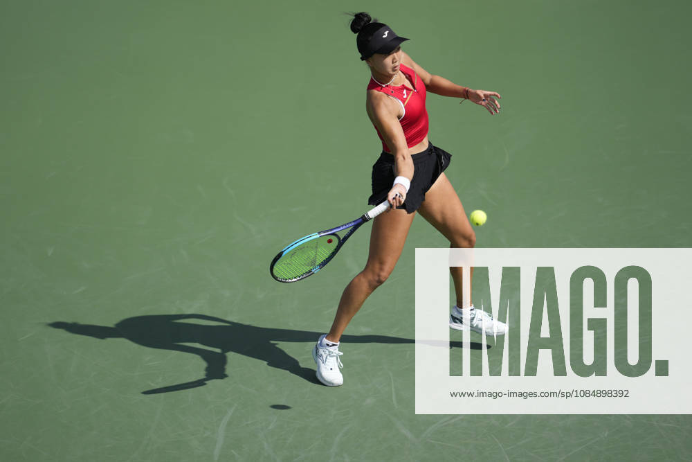 WTA, Tennis Damen Kinoshita Group Japan Open - Day 4 Ann Li of the United States plays during her round of 16 singles match against Zeynep Sonmez of Turkey at the 2026 Kinoshita Group Japan Open Women s tennis tournament at Utsubo Tennis Center in Osaka, Japan, on October 22, 2026. Osaka Japan