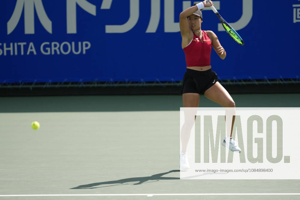 WTA, Tennis Damen Kinoshita Group Japan Open - Day 4 Ann Li of the United States plays during her round of 16 singles match against Zeynep Sonmez of Turkey at the 2026 Kinoshita Group Japan Open Women s tennis tournament at Utsubo Tennis Center in Osaka, Japan, on October 22, 2026. Osaka Japan