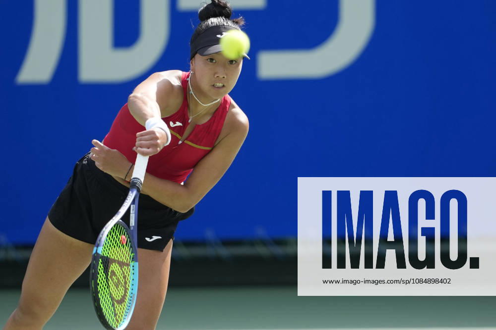 WTA, Tennis Damen Kinoshita Group Japan Open - Day 4 Ann Li of the United States plays during her round of 16 singles match against Zeynep Sonmez of Turkey at the 2026 Kinoshita Group Japan Open Women s tennis tournament at Utsubo Tennis Center in Osaka, Japan, on October 22, 2026. Osaka Japan