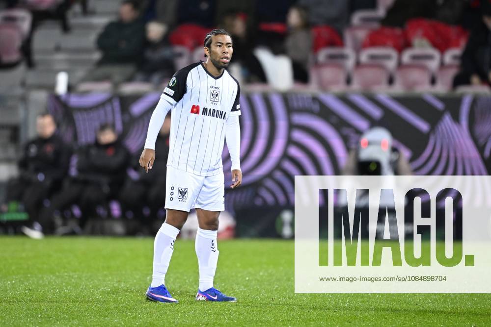 FC Midtjylland v Sint-Truidense VV - UEFA Conference League HERNING, DENMARK - OCTOBER 22 : Hata Taiga defender of Sint-Truidense VV during the UEFA Conference League 2026 27 League Phase matchday 2 match between FC Midtjylland and Sint-Truidense VV on October 22, 2026 in Herning, Denmark, 22 10 2026 Herning Denmark