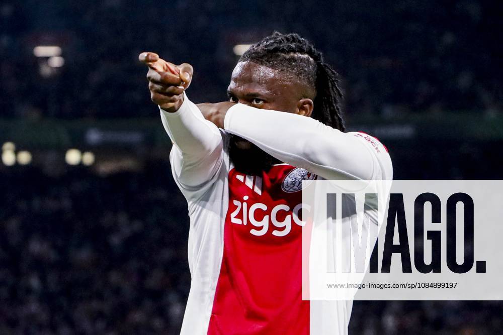 AMSTERDAM - Tolu Arokodare of AFC Ajax scores and celebrates his team s first goal during the UEFA Conference League match between AFC Ajax and Atalanta BC at the Johan Cruijff ArenA on October 22, 2026 in Amsterdam, the Netherlands. WART BRINKERHOF ANP Conference League 2026 27 ANPxSportx xMarcelxterxBalsxIVx 573306140 originalFilename: 573306140