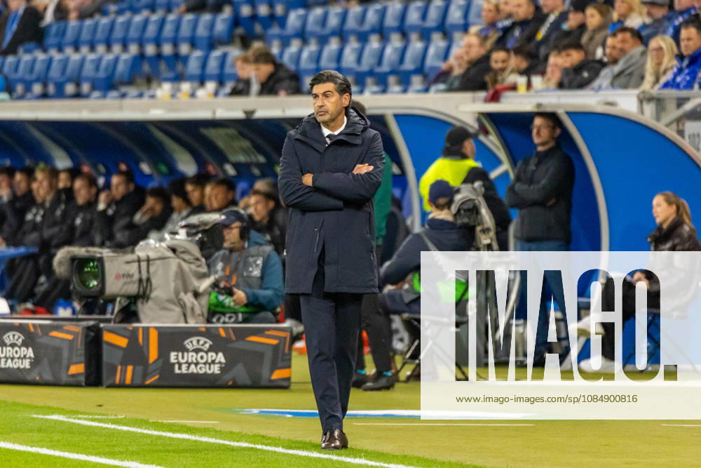 TSG 1899 Hoffenheim - Olympique Lyon Deutschland, Sinsheim, 22.10.2026, Fussball, Europa League, Saison 2026 2027, TSG Hoffenheim - Olympique Lyon: Paulo Alexandre Rodrigues Fonseca (Trainer Olympique Lyon).