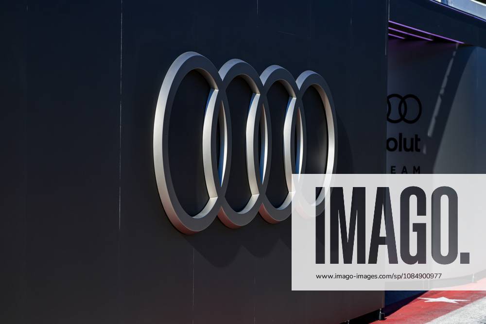 Audi Logo during United States Grand Prix - Austin - Thursday - Media Day at Circuit of the Americas (COTA) in Austin. Italy - ZUMAm313 20261022_zsp_m313_020