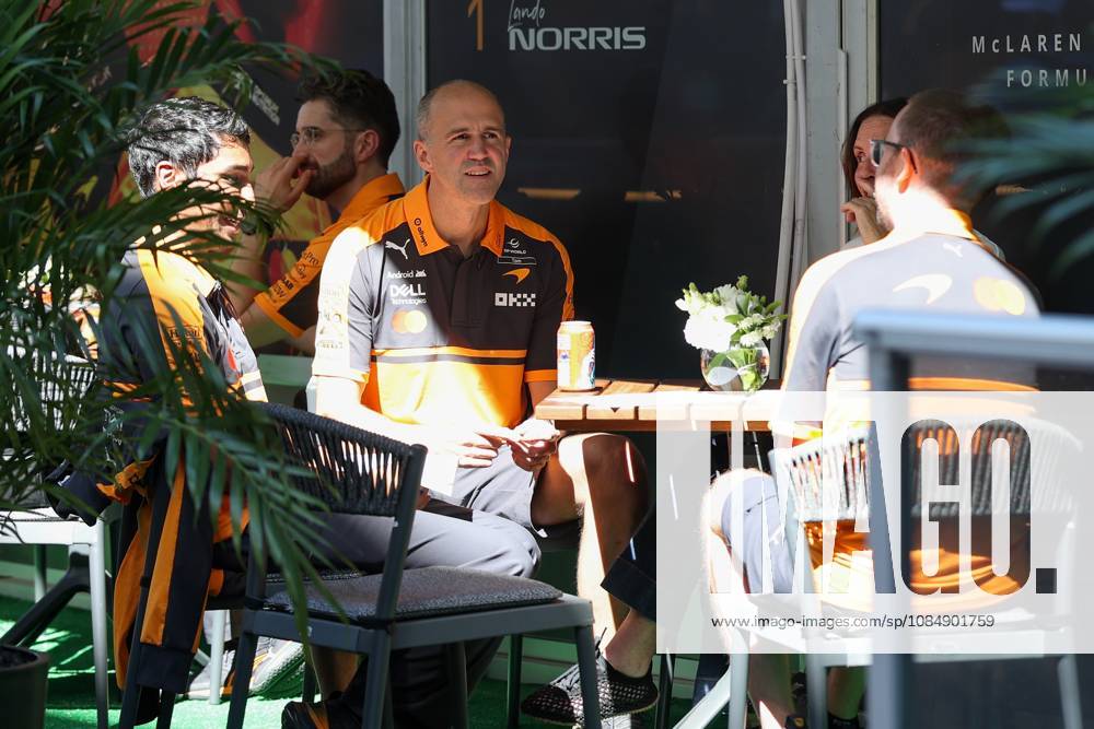 22nd October 2026; Circuit of the Americas, Austin, United States; Formula 1, United States Grand Prix, Arrivals Day; Tom Stallard, Race Engineer to Oscar Piastri, McLaren Mastercard F1 Team in the paddock area VincentxCuono
