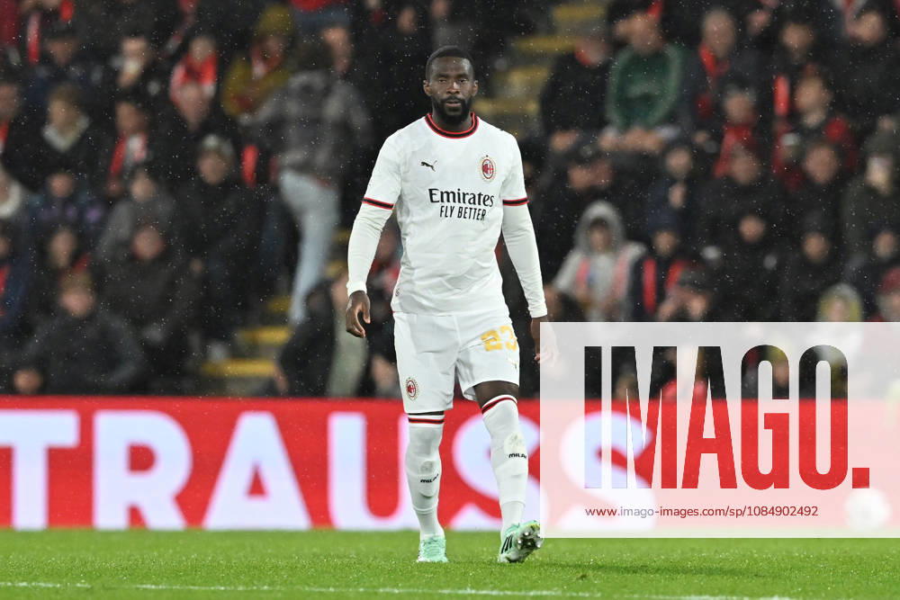 Bournemouth v AC Milan, Europa League Fikayo Tomori (23) of AC Milan during the Europa League match between Bournemouth and AC Milan at the Vitality Stadium, Bournemouth, UK on 22 October 2026. Bournemouth Vitality Stadium Dorset UK Editorial use only ,