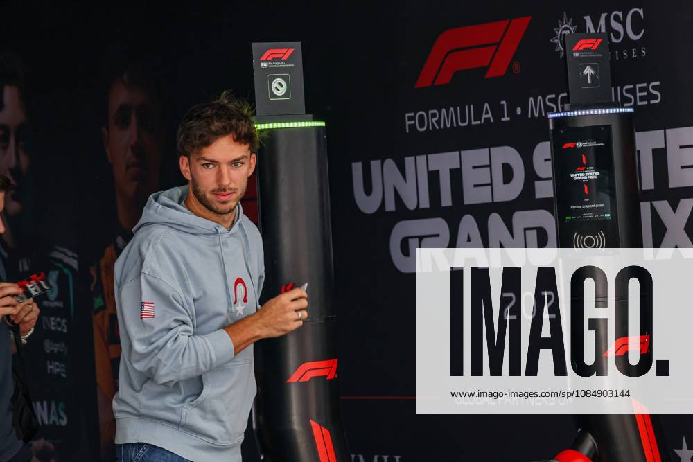 Circuit of the Americas (COTA) Austin - 22 10 2026: Pierre Gasly from France during the Formula 1 United States Grand Prix - Austin - Thursday - Media Day at Circuit of the Americas (COTA) on 22 10 2026 in Austin. (Stefano Facchin Photography Alessio Morgese SPP)