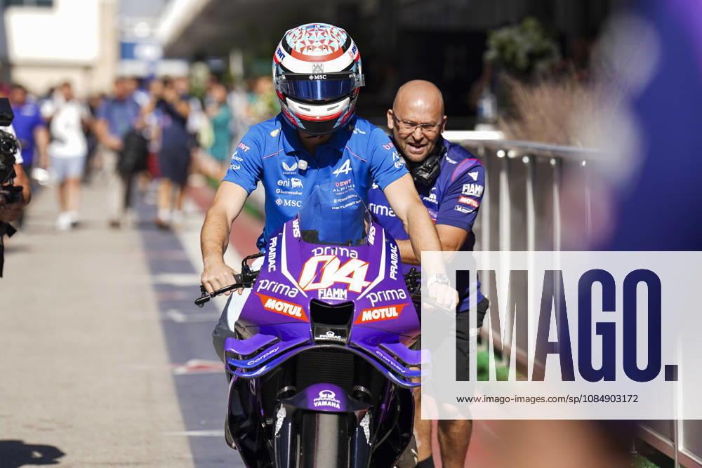 FORMULA 1 UNITED STATES GRAND PRIX 2026 Franco Colapinto (ARG) 43 Alpine arriving during the Formula 1 MSC Cruises United States Grand Prix 2026, Round 18 of the 2026 Formula 1 World Championship, WM, Weltmeisterschaft from 23rd - 25th October 2026 at the Circuit of the Americas, Austin, United States. Credit: Robbie Hoad Every Second Media Editorial use only. All images are copyright Every Second Media Limited. No images may be reproduced without prior permission.