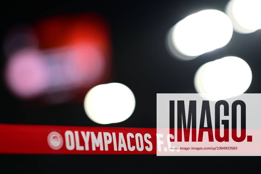 UEFA Europa League - Olympiacos FC vs AC Sparta Praha - The official logo of Olympiacos during the UEFA Europa League Phase matchday 3 soccer match between Olympiacos FC and AC Sparta Praha at the Georgios Karaiskakis Stadium in Piraeus, Greece, 22 October 2026. IMAGO ONE INCH PRODUCTIONS PIRAEUS GREECE