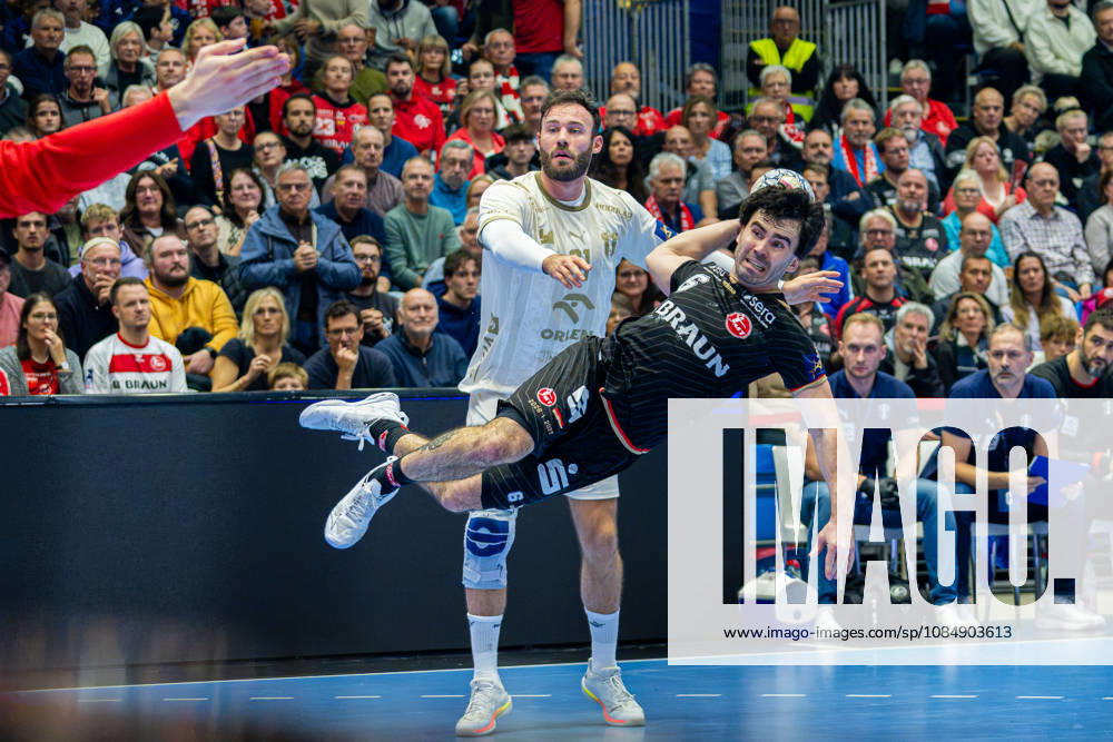 Kassel, Deutschland 22. Oktober 2026: EHF Champions League - 2026 2027 - Gruppenphase - Gruppe B - Sp. 5 - MT Melsungen gegen Orlen Wisla Plock Im Bild: Erik Balenciaga (MT) Rothenbach-Halle Hessen