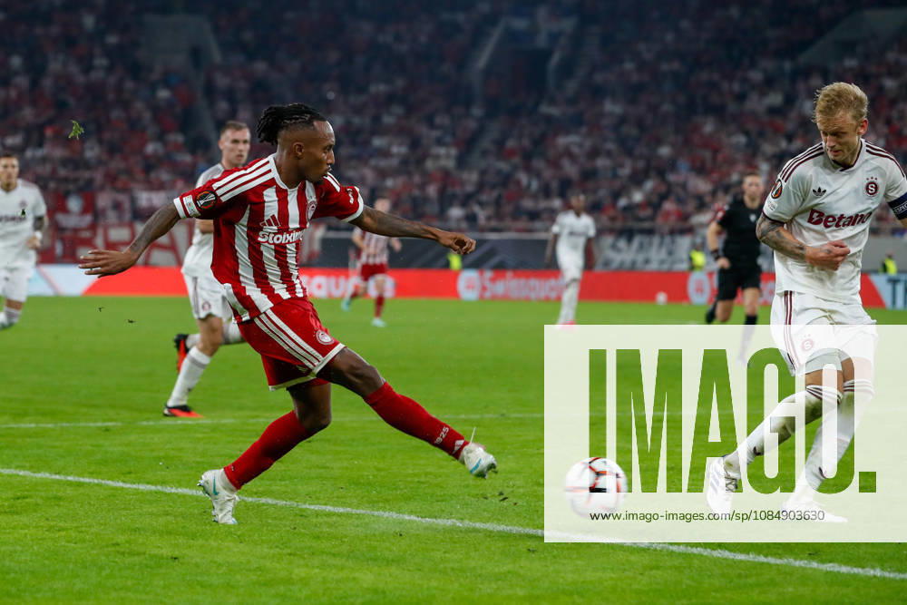 Olympiacos F.C. v AC Sparta Prague UEFA Europa League Gelson Martins of Olympiacos F.C. during the UEFA Europa League match at Karaiskakis Stadium, Piraeus 22 10 2026 UK Newspapers OUT