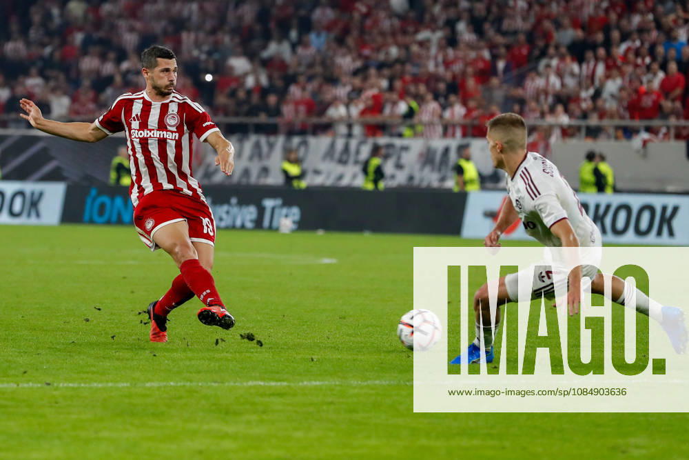 Olympiacos F.C. v AC Sparta Prague UEFA Europa League Remo Freuler of Olympiacos F.C. during the UEFA Europa League match at Karaiskakis Stadium, Piraeus 22 10 2026 UK Newspapers OUT