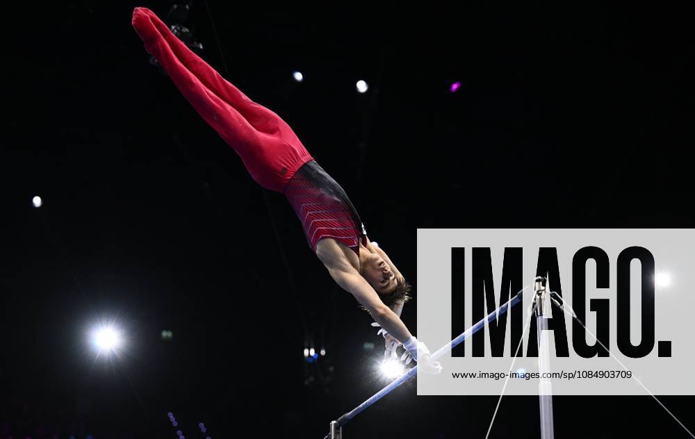 Netherlands Artistic Gymnastics World Championships 9271018 22.10.2026 Arsenii Dukhno of Team World Gymnastics Neutral Athletes 2 competes on the horizontal bar during the men s all-around final at the 2026 World Artistic Gymnastics Championships in Rotterdam, the Netherlands. Alexey Filippov Sputnik Rotterdam Netherlands