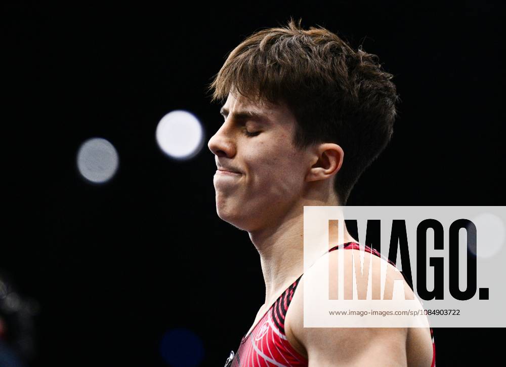Netherlands Artistic Gymnastics World Championships 9271022 22.10.2026 Arsenii Dukhno of Team World Gymnastics Neutral Athletes 2 reacts after competing on the horizontal bar during the men s all-around final at the 2026 World Artistic Gymnastics Championships in Rotterdam, the Netherlands. Alexey Filippov Sputnik Rotterdam Netherlands