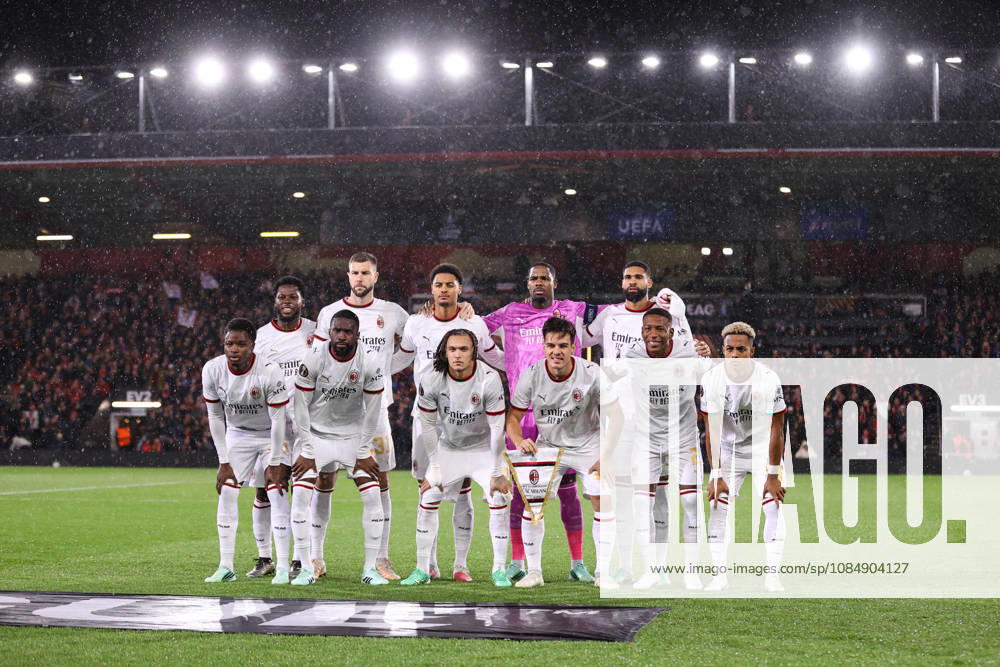 Bournemouth v AC Milan 22 October 2026, Bournemouth - UEFA Europa League - Bournemouth v AC Milan - The AC Milan players pose for a team photo - Photo: Jacques Feeney Offside. Bournemouth UK