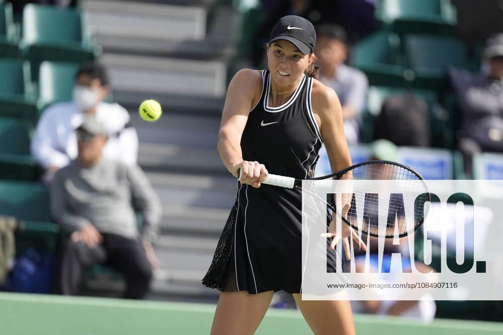 WTA, Tennis Damen Kinoshita Group Japan Open - Day 5 Lilli Tagger of Austria competes in her quarterfinal match against Ann Li of the United States at the 2026 Kinoshita Group Japan Open Women s tennis tournament at Utsubo Tennis Center in Osaka, Japan, on October 23, 2026. Osaka Japan