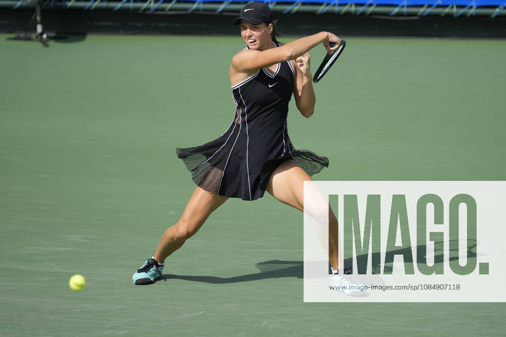 WTA, Tennis Damen Kinoshita Group Japan Open - Day 5 Lilli Tagger of Austria competes in her quarterfinal match against Ann Li of the United States at the 2026 Kinoshita Group Japan Open Women s tennis tournament at Utsubo Tennis Center in Osaka, Japan, on October 23, 2026. Osaka Japan