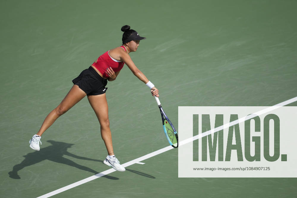 WTA, Tennis Damen Kinoshita Group Japan Open - Day 5 Ann Li of the United States plays during her quarterfinal match against Lilli Tagger of Austria at the 2026 Kinoshita Group Japan Open Women s tennis tournament at Utsubo Tennis Center in Osaka, Japan, on October 23, 2026. Osaka Japan