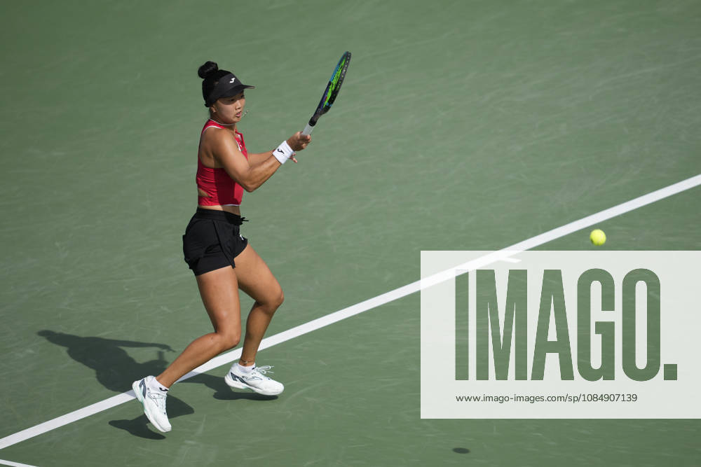 WTA, Tennis Damen Kinoshita Group Japan Open - Day 5 Ann Li of the United States plays during her quarterfinal match against Lilli Tagger of Austria at the 2026 Kinoshita Group Japan Open Women s tennis tournament at Utsubo Tennis Center in Osaka, Japan, on October 23, 2026. Osaka Japan