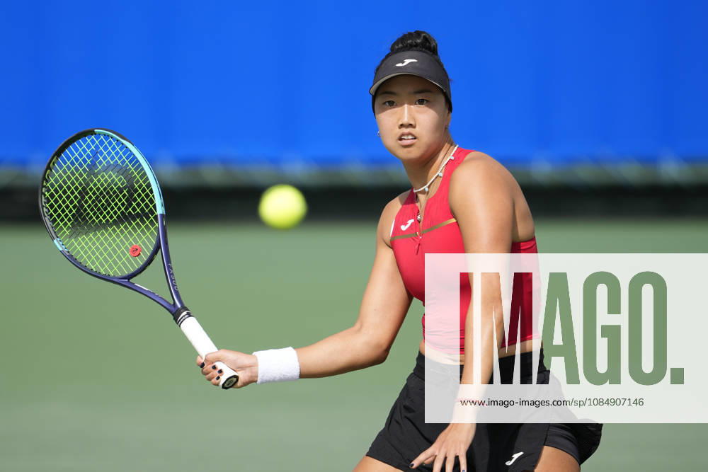 WTA, Tennis Damen Kinoshita Group Japan Open - Day 5 Ann Li of the United States plays during her quarterfinal match against Lilli Tagger of Austria at the 2026 Kinoshita Group Japan Open Women s tennis tournament at Utsubo Tennis Center in Osaka, Japan, on October 23, 2026. Osaka Japan