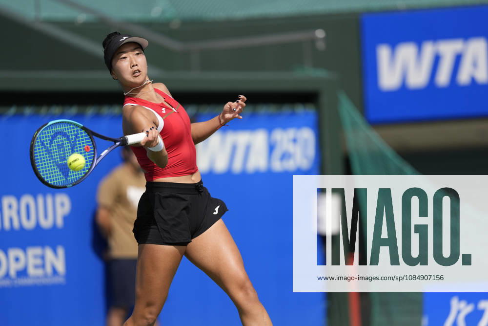 WTA, Tennis Damen Kinoshita Group Japan Open - Day 5 Ann Li of the United States plays during her quarterfinal match against Lilli Tagger of Austria at the 2026 Kinoshita Group Japan Open Women s tennis tournament at Utsubo Tennis Center in Osaka, Japan, on October 23, 2026. Osaka Japan