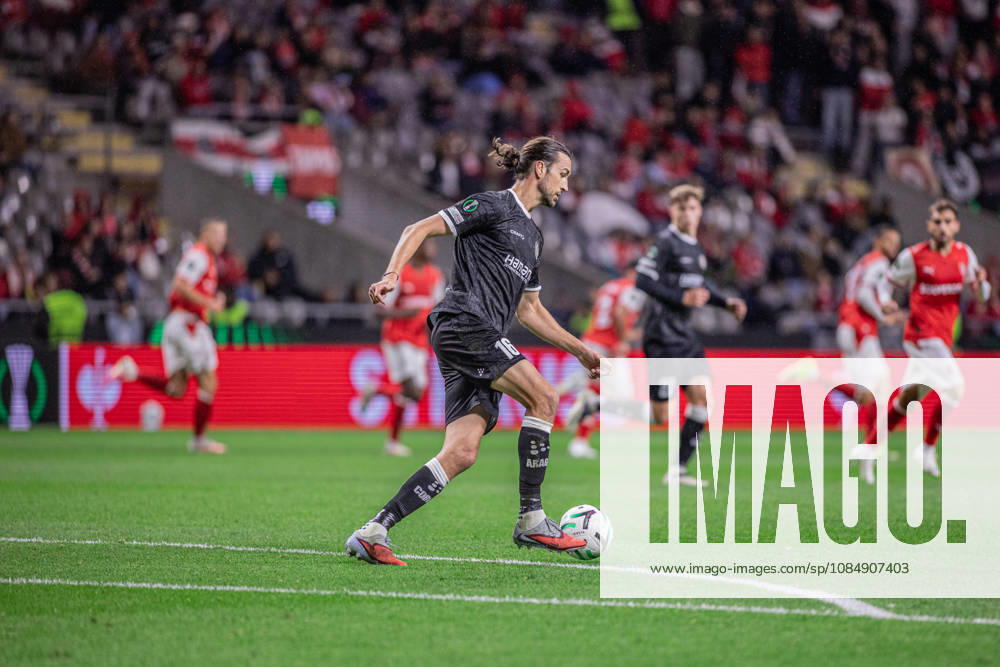 SC Braga v KAA Gent - UEFA Conference League 2026 27 League Phase MD2 Christian Burgess of KAA Gent runs with the ball during the UEFA Conference League match between SC Braga and KAA Gent at Estadio Municipal de Braga in Braga, Portugal, on October 22, 2026. Braga Braga Portugal