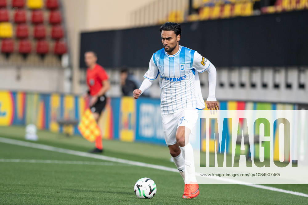 Inter Club Escaldes v Universitatae Craiova - UEFA Conference League Stefan Baiaram, player number 10 of Universitatea Craiova, is in action during the UEFA Conference League match between Inter Club d Escaldes and Universitatea Craiova at New FAF Stadium in Encamp, Andorra, on October 22, 2026. Encamp Andorra Andorra
