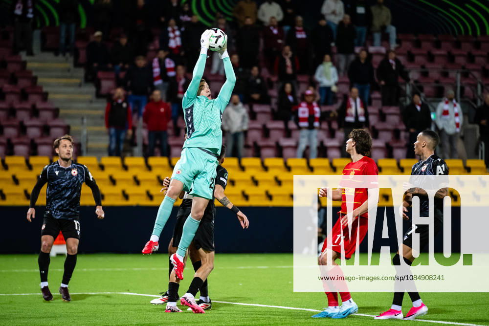 FC Nordsjaelland v CSKA Sofia, UEFA Conference League, Farum, Denmark Farum, Denmark. 22nd, October 2026. Goalkeeper Fedor Lapoukhov of CSKA Sofia seen during the UEFA Conference League match between FC Nordsjaelland and CSKA Sofia at Right to Dream Park in Farum. Danmark, Farum, Right to Dream Park