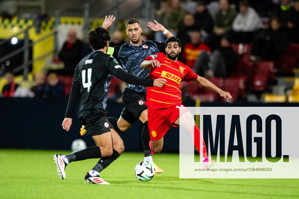 FC Nordsjaelland v CSKA Sofia, UEFA Conference League, Farum, Denmark Farum, Denmark. 22nd, October 2026. Ibrahim Adel (14) of FC Nordsjaelland seen during the UEFA Conference League match between FC Nordsjaelland and CSKA Sofia at Right to Dream Park in Farum. Danmark, Farum, Right to Dream Park