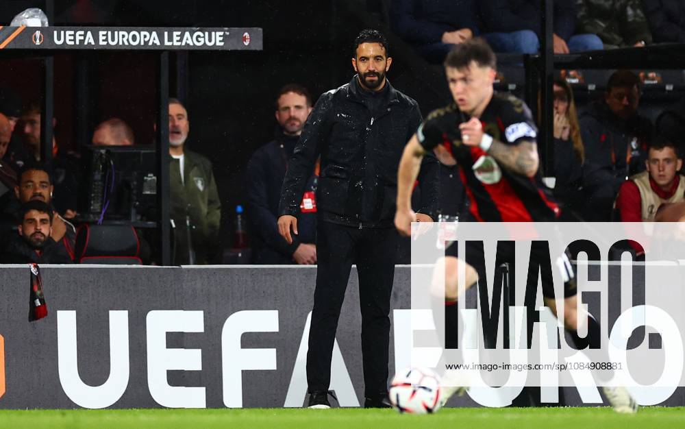 AC Milan Manager Ruben Amorim. AFC Bournemouth v AC Milan, UEFA Europa League, Football, Vitality Stadium, Bournemouth, UK - 22 Oct 2026Bournemouth Vitality Stadium United Kingdom