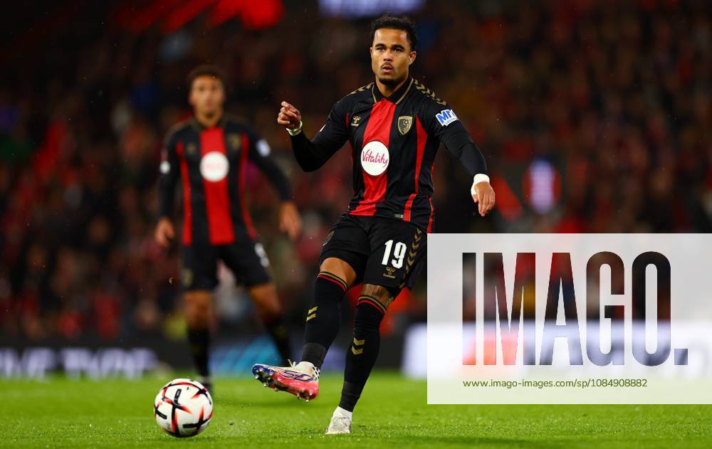 Justin Kluivert of AFC Bournemouth. AFC Bournemouth v AC Milan, UEFA Europa League, Football, Vitality Stadium, Bournemouth, UK - 22 Oct 2026Bournemouth Vitality Stadium United Kingdom