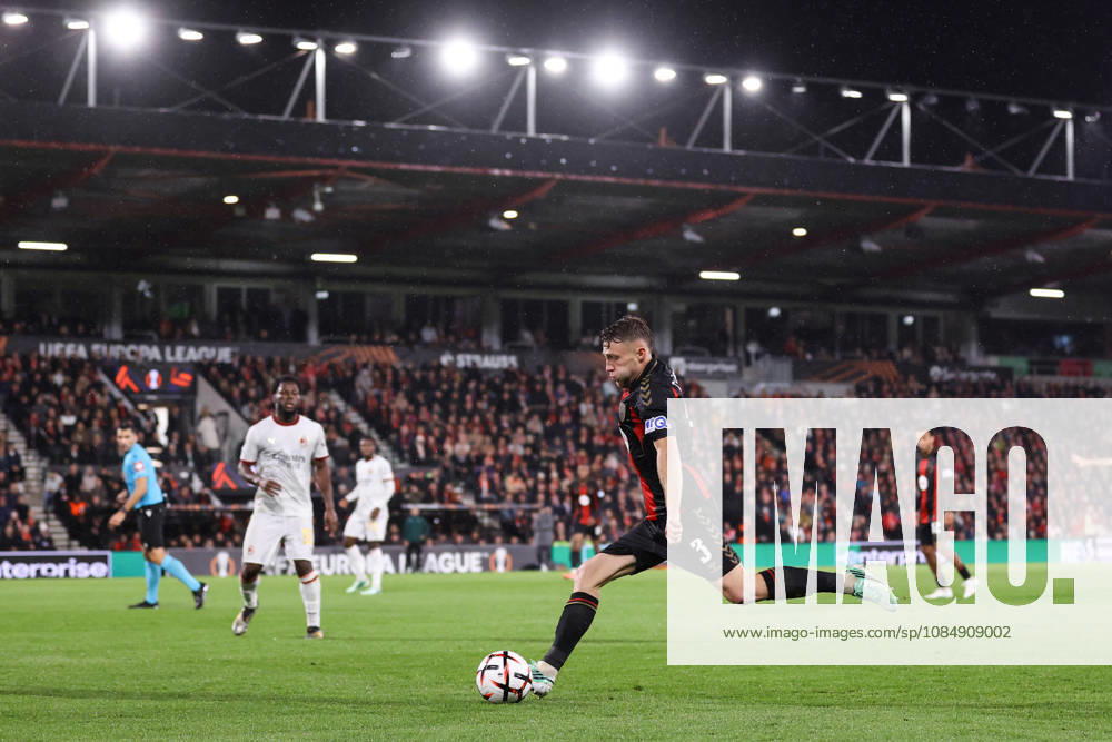 Bournemouth v AC Milan 22 October 2026, Bournemouth - UEFA Europa League - Bournemouth v AC Milan - Adrien Truffert of Bournemouth - Photo: Jacques Feeney Offside. Bournemouth UK
