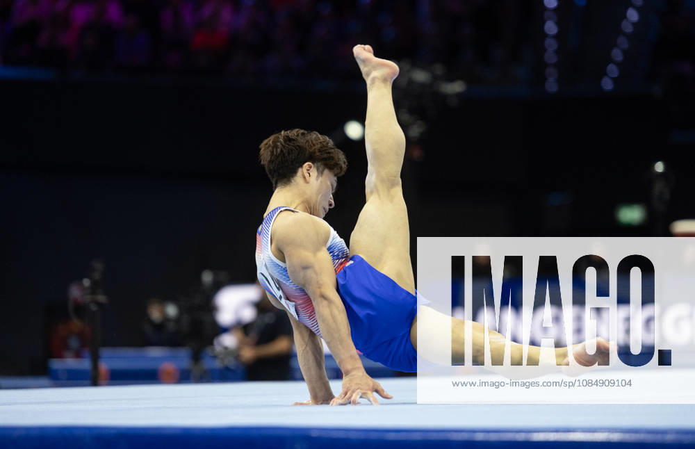 Rotterdam The Netherlands 22nd October 2026 World Championships artistic gymnastics. Mens all round final Floor Shinnosuke Oka (JPN) turnen