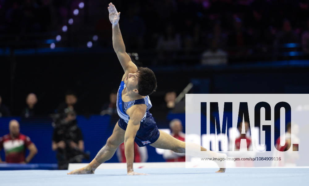 Rotterdam The Netherlands 23rd October 2026 World Championships artistic gymnastics. Mens all round final Floor Jake Jarman (JPN) turnen