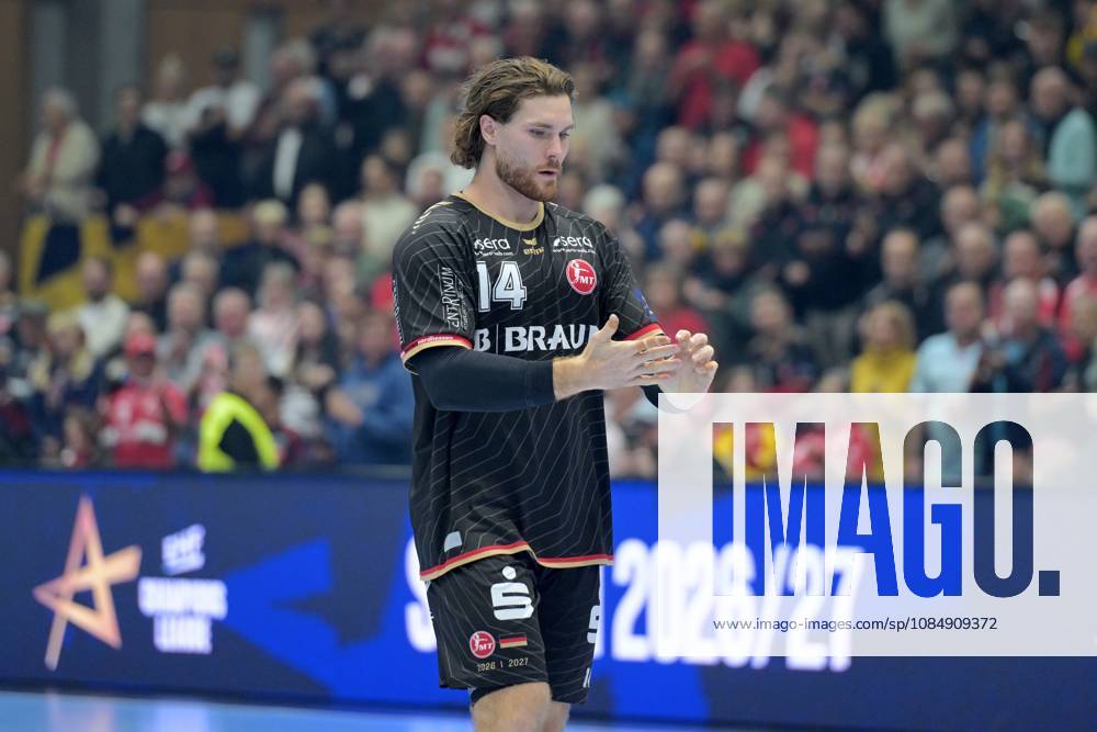 Johannes Golla (MT Melsungen 14) , GER, MT Melsungen - Orlen Wisla Plocks (POL), Handball, Champions League Maenner, Group Matches, Saison 2026 2027, 22.10.2026, GER, MT Melsungen - Orlen Wisla Plock, CL Maenner, Group Match, Saison 2026 2027, 22.10.2026 Kassel